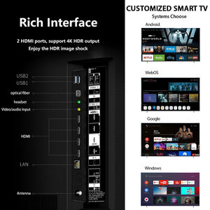 Pixel Frameless dimensioni personalizzate OEM 43 50 55 65 75 85 pollici 4K Ultra HD androide WiFi televisori Inteligentes <span class=keywords><strong>OLED</strong></span> Smart tv - Product Image 6