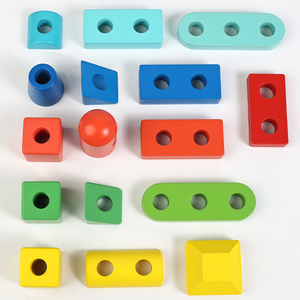 Juego <span class=keywords><strong>de</strong></span> Bloques <span class=keywords><strong>de</strong></span> Madera Montessori <span class=keywords><strong>para</strong></span> Bebés, Columnas, Tren, Cilindros, Juego Educativo <span class=keywords><strong>de</strong></span> Aprendizaje, Regalo <span class=keywords><strong>para</strong></span> Niños - Product Image 3