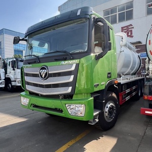 Camión de succión de aguas residuales FOTON 4x2 completamente nuevo, camión de limpieza con tanque de vacío de 20 CBM para exportación. - Product Image 2