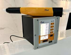 Hanna Automatische und manuelle Pulvers pritz pistole mit Pulver zylinder und Zubehör für die Pulver beschichtung - Product Image 1