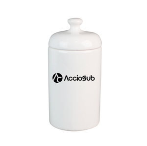 Customized High Quality Promotion Gift Heat Transfer Food Storage Bottle Sublimation Ceramic Cookie Jar