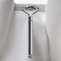 Bâton de beauté à tête unique en métal en acier inoxydable rouleau masseur outil pour les yeux Instrument de grattage méridien tirant bâton lifting du visage