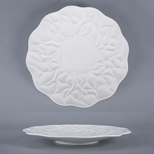 Set di stoviglie di lusso in porcellana bianca con osso in ceramica piatti piatti per la cena ciotole set zuppa bone china viola set cena - Product Image 3