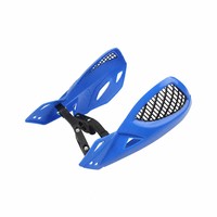 Paire de protège-mains universels réglables et durables en maille avec support en plastique pour moto tout-terrain, VTT et motocross, déflecteur de guidon pare-vent