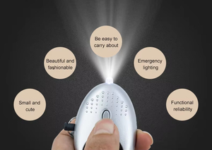 Ensemble porte-clés d'autodéfense en vrac Mini LED sécurité <span class=keywords><strong>SafeSound</strong></span> <span class=keywords><strong>alarme</strong></span> personnelle pour les femmes porte-clés de sécurité avec lumière vive - Product Image 5