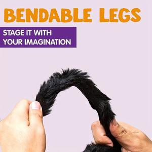 Grandes decoraciones realistas para patio de araña de Halloween, decoraciones para fiestas peludas para interiores y exteriores, pedido mínimo de 2 uds. - Product Image 3