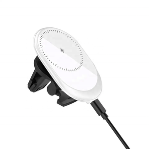 Frete Grátis 15W Carregamento Rápido Magnético Wireless <span class=keywords><strong>Car</strong></span> Holder Phone <span class=keywords><strong>Charger</strong></span> Magnet Carregador de carro sem fio para 15 14 13 12 - Product Image 4