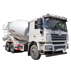 Brand new Shacman F3000 heavy duty 10cbm 10m3 self loading concrete mixer truck with pump for sale