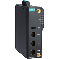 Point d'accès sans fil d'entreprise Moxa AWK-3252A-T, double bande 2,4 GHz 5 GHz, ports LAN PoE, modèle 130400, tension d'entrée 50-57 V