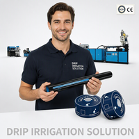 Ruban d'irrigation goutte à goutte plat anti-colmatage Zhifu, ligne de goutte-à-goutte souterraine en PE durable, modèle XP001 pour la culture de légumes