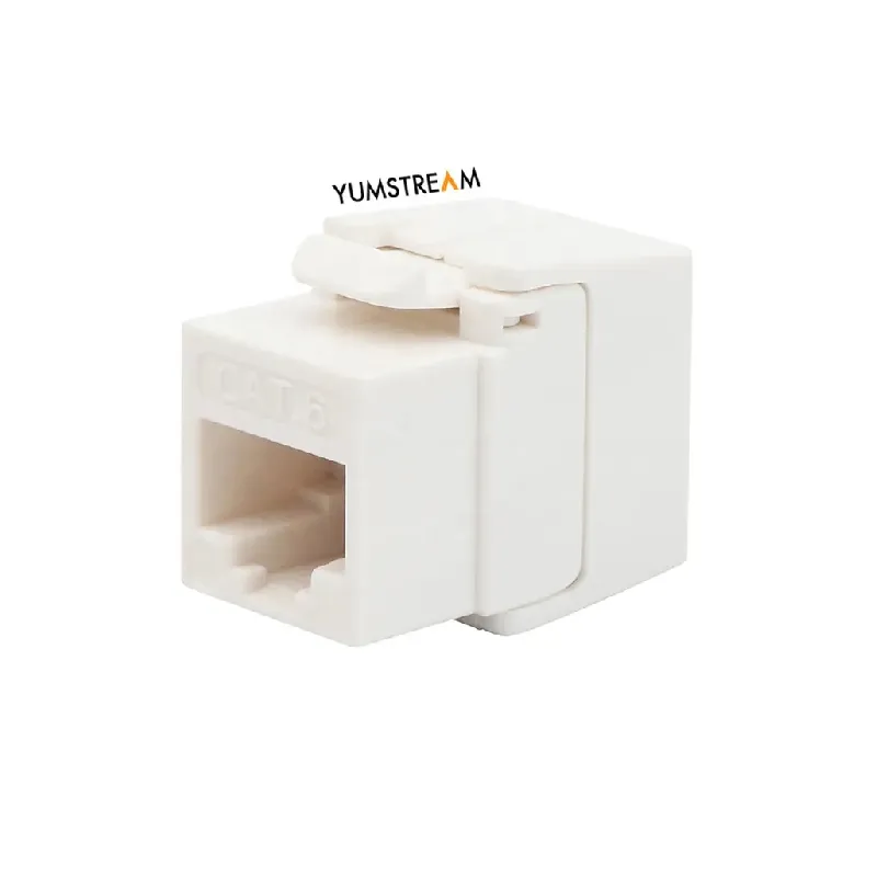 दूरसंचार Rj45 8P8C Utp Cat5E Cat6 Cat6A मिनी रक्षाहीन Toolless Keystone Rj45 Cat6 Keystone जैक