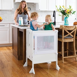 <span class=keywords><strong>Tour</strong></span> d'apprentissage 3 en 1, tabouret pliable pour tout-petits Montessori <span class=keywords><strong>Tour</strong></span> d'apprentissage en <span class=keywords><strong>bois</strong></span> avec filet de sécurité - Product Image 3