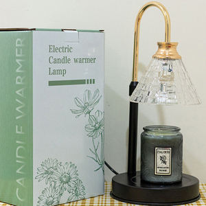 Lampe chauffe-cire parfumée en métal pour cire fondue Priva - Product Image 5