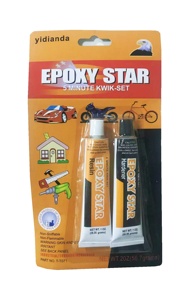 <span class=keywords><strong>Pegamento</strong></span> Acrílico AB Dorado de Tres Segundos de Secado Rápido, Endurecedor <span class=keywords><strong>Extra</strong></span> <span class=keywords><strong>Fuerte</strong></span> para Metal, Plástico y <span class=keywords><strong>Madera</strong></span>, 2 Componentes, Multiusos para Construcción - Product Image 3