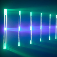 Rideau lumineux à 36 LED - Effets d'éclairage multiples, contrôle DMX512, idéal pour la scène, le DJ, la discothèque et la décoration de fête