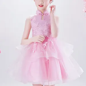 2020 новый дизайн, детская одежда, Повседневное платье-пачка с бантом, оптовая продажа, для маленьких девочек, розовый, милый, фиолетовый, повседневный подарок, шифон