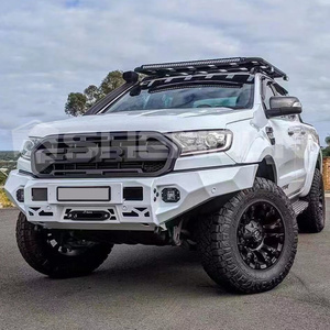 อุปกรณ์เสริมสำหรับรถออฟโรด 4x4 ใหม่ กันชนหน้าเหล็กพร้อมไฟ LED สำหรับ <span class=keywords><strong>Ford</strong></span> <span class=keywords><strong>Everest</strong></span> Pajero Io กันชนเหล็ก - Product Image 1