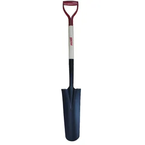 74406 Yutong best quality drain spade root cutting spade garden spade shovel with FSC wooden handle