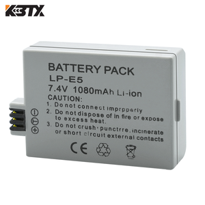 Batería Recargable de Iones de Litio LP-E5 de 1080mAh para Cámaras Digitales <span class=keywords><strong>Canon</strong></span> <span class=keywords><strong>EOS</strong></span> 450D 500D <span class=keywords><strong>1000D</strong></span> - Product Image 3