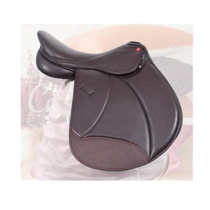 Silla de Montar de Salto de Alta Calidad, Cubierta de Cuero Duradero, Doble Solapa, Asiento Profundo con Soporte, Agarre Antideslizante, Estructura Resistente - Product Image 3