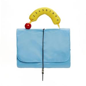 Bolsa de Maquillaje Enrollable, Estuche Cosmético Bonito, Organizador de Artículos Esenciales de Viaje para Mujer, Bolsa con Cierre de Cremallera, Resistente al Agua, con Asa Suave - Product Image 1