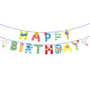 Set de Decoración para Fiesta de Cumpleaños Infantil, Guirnaldas de Papel Fáciles de Armar para Niños de 2 a 4 Años - Product Image 5