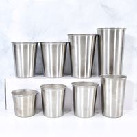 Tazas de Vino y Cerveza de Acero Inoxidable 304 de 8oz, 12oz y 16oz, Libres de BPA, Saludables, Irrompibles, con Logotipo Personalizado