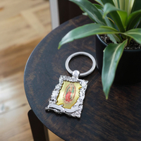 2025 nouveau Style chrétien religieux Bible porte-clés Offset imprimé métal porte-clés