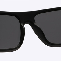 Lunettes de soleil oversize tendance, style bouclier, protection UV400, pour le sport, avec branches personnalisables