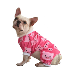 Hund Pyjama Welpe Onesies Kleine Hunde Weiche Pjs Mantel Katzen bekleidung Bequemes Haustier Weihnachts kleidung Outfit <span class=keywords><strong>Doggie</strong></span> Bodysuit Mode - Product Image 1