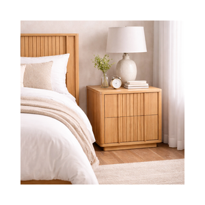 Colección LINEAR RANGE, Muebles de Dormitorio Modernos, Ecológicos y Duraderos, Mesa de Noche de Madera de la Más Alta Calidad - Product Image 1