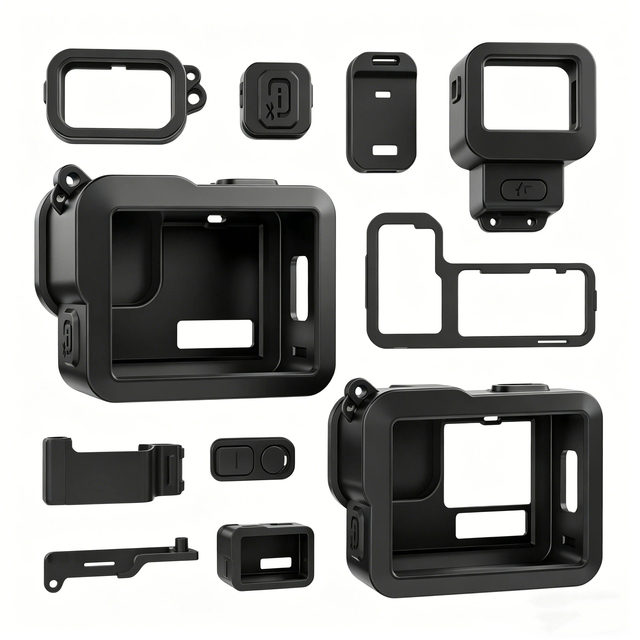 Customized Gopro Action Camera ABS Protective Case Mini Camera Household Product Shock Absorption Drop-Proof