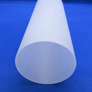 2022 gros bonne qualité éclairage diffusant tube acrylique givré lait blanc acrylique tuyau tuyau de plomberie