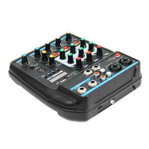 <span class=keywords><strong>Mini</strong></span> table de mixage audio 4 canaux Bluetooth USB, table de mixage sonore pour karaoké, <span class=keywords><strong>DJ</strong></span>, soirée à domicile - Product Image 3