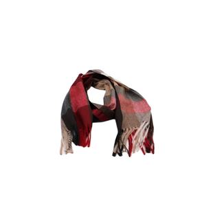 Hologramme ผ้าพันคอขนแคชเมียร์ย้อมสีสำหรับผู้ใหญ่ผ้าพันคอยาวลายตารางหมากรุกสำหรับฤดูหนาว - Product Image 1