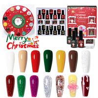ZRKGEL OEM/ODM Fournisseur professionnel de produits pour ongles sans HEMA, Coffret de vernis gel 18 couleurs, Cadeau de Noël, Meilleures ventes, Haute qualité, Soak Off