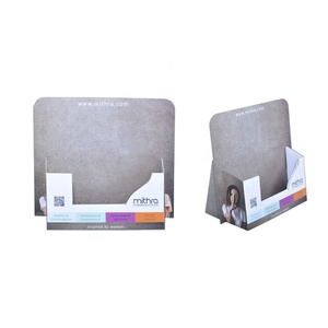 Custom Printed A5 A4 Cardboard Flyer Trade Show Display Stand,Cardboard <b>Counter</b> Top Brochure Holders Display Custom - Product Image 1