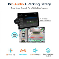 Autoradio LODARK N6 10 pouces avec navigation GPS, Android 13, UIS7870SC, processeur octa-core 6nm, écran QLED, 4G LTE