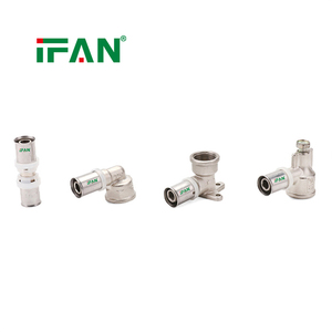 Raccord coudé à sertir en laiton IFAN haute performance pour tuyaux multicouches <span class=keywords><strong>profil</strong></span>és en U ou en <span class=keywords><strong>TH</strong></span> ou tuyaux PEX-AL-PEX - Product Image 2