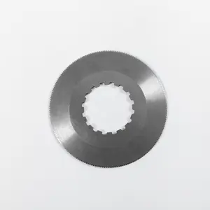 Custom Stainless Steel Food Processing Machinery Parts Circular Knife Meat Cutting Toothed Custom Round Blade