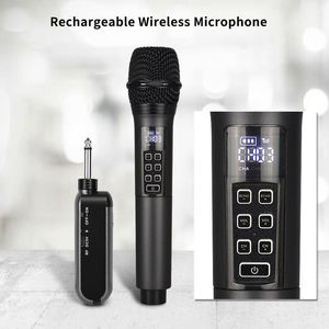 Portable Digital Professional UHF Wireless Microphone System Rechargeable Handheld Design Cardioid Dynamic <b>Mic</b> for Professional - Product Image 2