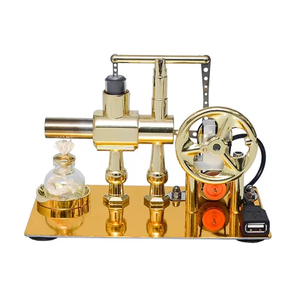 Air chaud monocylindre <span class=keywords><strong>Stirling</strong></span> <span class=keywords><strong>moteur</strong></span> générateur physique populaire Science Production Invention Collection jouet pour cadeau d'anniversaire - Product Image 1