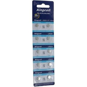แบตเตอรี่กระดุมอัลคาไลน์ Kingcell รุ่น LR626 AG4 377 1.5V สำหรับนาฬิกาและเครื่องคิดเลข - Product Image 1