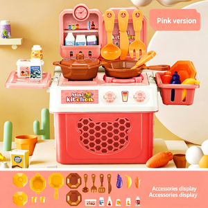 Jouets Lucky Toys Happy <span class=keywords><strong>Gourmet</strong></span>, ensemble de cuisine miniature pour jouer à faire semblant, 26 pièces, profitez d'un temps de cuisine amusant, développez les compétences pratiques des enfants - Product Image 2