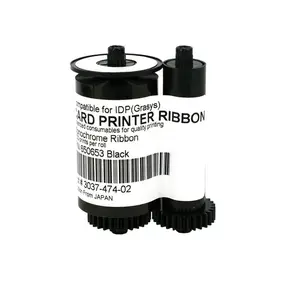 Compatível IDP Smart 650653 SIADC-S-K 650740 Black Ribbon 1200 impressões usar em Smart 30S 50S 50D 50L ID Card Impressoras