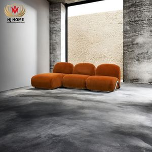 HJ HOME Salon Sièges Tacchini <span class=keywords><strong>Victoria</strong></span> Canapé modulable Canapé d'angle incurvé Canapé 3 places en tissu avec chaise longue - Product Image 4