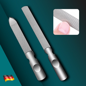 Lime à ongles en acier inoxydable, double face, épaissie, pour ongles gris et épais, outil réutilisable - Product Image 3