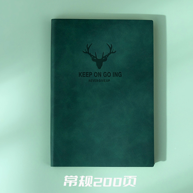 Bois vert foncé (200 pages)