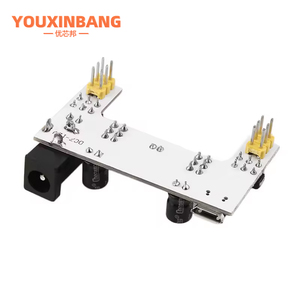 Dc 7-12V MB102 <span class=keywords><strong>Mini</strong></span> Micro <span class=keywords><strong>USB</strong></span> giao diện Breadboard cung cấp điện mô-đun MB-102 mô-đun cho DIY Kit trắng 2 kênh Board - Product Image 4