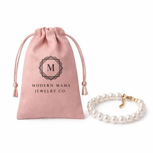 Bolsa de Joyería de Gamuza con Logotipo Estampado, Bolsa de Regalo para Joyería Hecha a Mano en Tailandia - Product Image 1